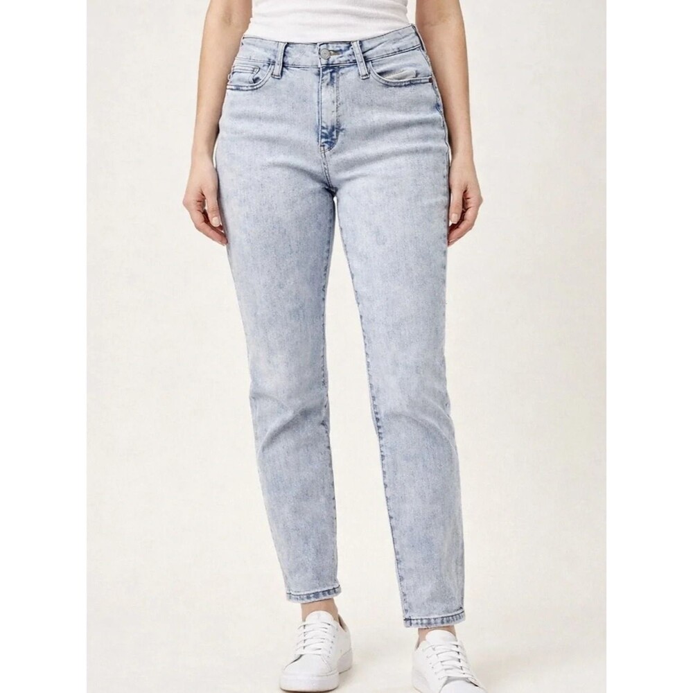 Judy blue High-Rise Crop Slim Fit Tummy Control Stretch Light Wash 9/29 Jeans
